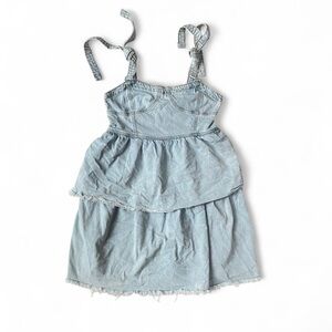 American Eagle Outfitters Light Blue Denim Dress